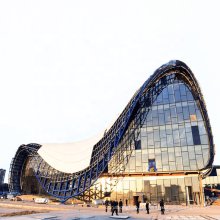 Leichte Stahlstruktur Raum Rahmen Glas Dome Dach für das Einkaufszentrum Gebäude